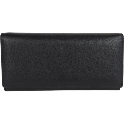 Черно кожено дамско портмоне - Sky