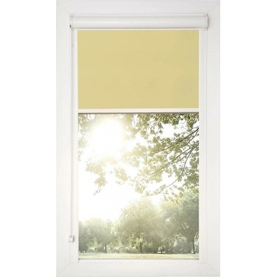 KRPOL Roleta v kazetě zatemňující PG6 Světle žlutá 112 x 150 cm