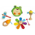 Hape Дървени музикални инструменти Hape - Природа, 5 части (H0639)