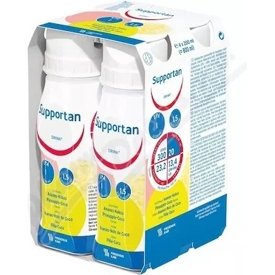 Supportan DRINK kokos ananás 4 x 200 ml