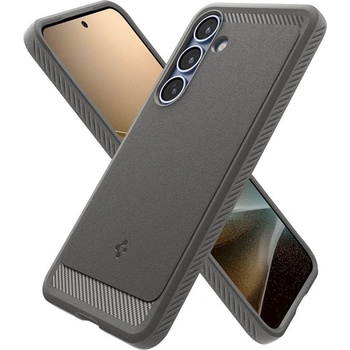 Spigen Калъф Spigen - Rugged Armor, Galaxy S25, MagSafe, сив (8809971238304)