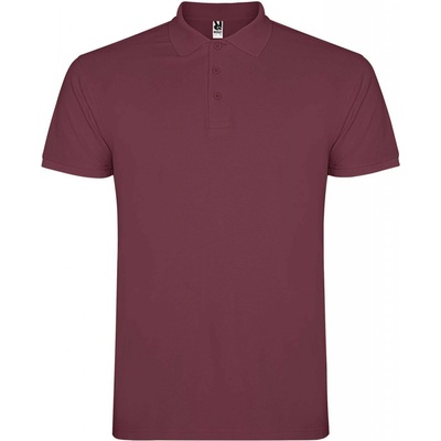 Star pánske polo krátkym rukávom červené Berry
