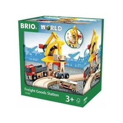 BRIO Строителна Игра Brio Freight Loading Crane Многоцветен Multi 6 Части