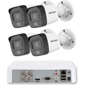 HIKVISION Комплект ZK4230W с 4 Камери 2MP EXIR 2.0 и 1TB Диск (ZK4230W)