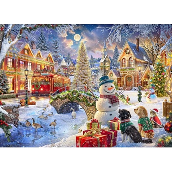 Bluebird Puzzle - Puzzle Villa Christmas - 1 500 piese