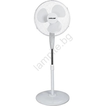 EUROLAMP Стоящ вентилатор 60w/230v Ø 40 см бял (eu0138)