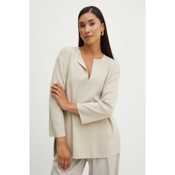 Max Mara Пуловер Max Mara Leisure в бежово от лека материя 2426366037600 (2426366037600)