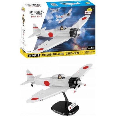 Cobi 5729 japonské stíhací letadlo Mitsubishi A6M2 „Zero-Sen“ – Zbozi.Blesk.cz