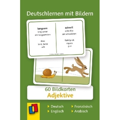 Deutschlernen mit Bildern: Adjektive, Bildkarten