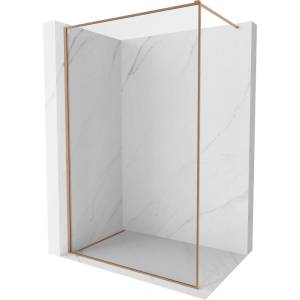 Mexen Kioto-F душ панел Walk-in с рамка 65 x 202 cm, прозрачност 8 mm, матирана мед - 800-065-104-65-00 (800-065-104-65-00)