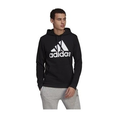 adidas Mikiny Essentials Fleece Big Logo Hoodie Černá