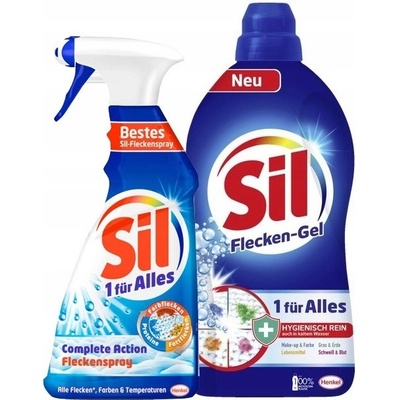 Sil univerzálny odstraňovač škvŕn sprej 500 ml + gél 1,3 l