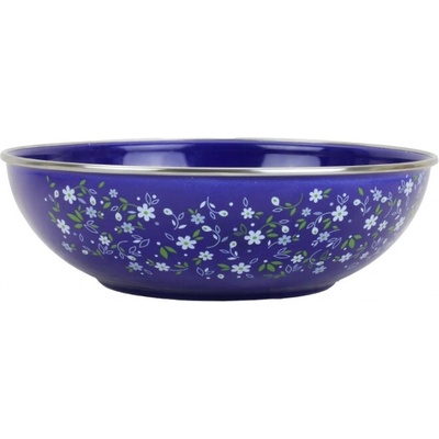 Belis Smaltovaná miska malá ROMANCE modrá 18 cm 0,8 l