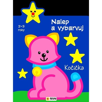 Nalep a vybarvuj kočička