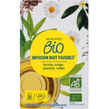 Monoprix Biologique BIO Čaj Klidná noc 20 sáčků 30 g