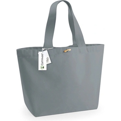 Westford Mill Bavlnená taška WM855 Pure Grey 40x39x19 cm
