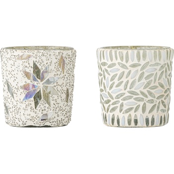 Bloomingville Myr Чаени свещници, бели (82068428)