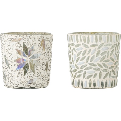 Bloomingville Myr Чаени свещници, бели (82068428)