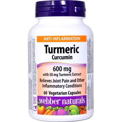 Webber Naturals Kurkumín 600 mg 60 tabliet