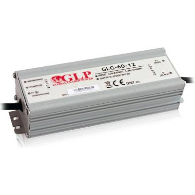 Wireli Zdroj napätia 12V 60W 5A IP67 GLP typ GLG-60-12