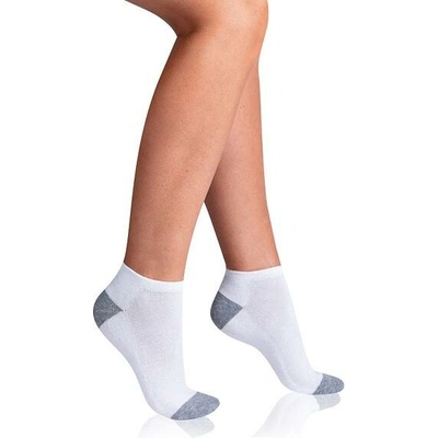 Bellinda SPORT WOMEN IN-SHOE 3x dámske športové členkové ponožky 3 páry BE481030 biela
