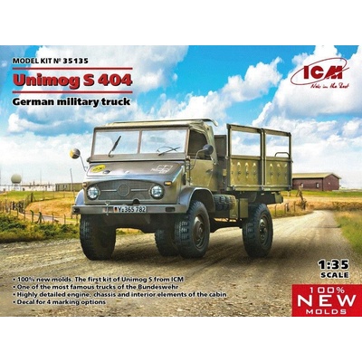 ICM UNIMOG S 404 German Military Truck 4x camo 1:35