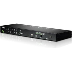 ATEN CS1716A 16-портов PS/2-USB VGA KVM превключвател с Daisy-Chain порт и поддръжка на USB периферни устройства CS1716A-AT-G (CS1716A-AT-G)