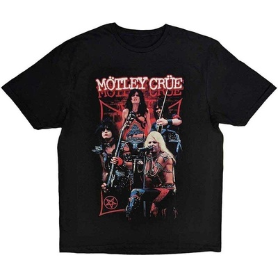 Mötley Crüe Live Montage Red Black XL Риза (MOTTEE49MB04)