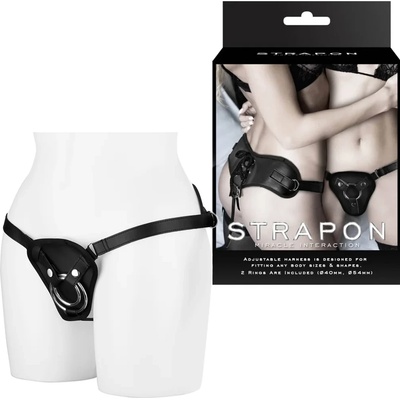 Страп-он колан с два метални ринга - Strap-on Harness Two Rings (NMC0002116)