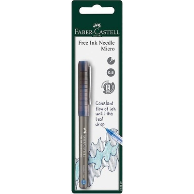 Faber-Castell Ролер Free Ink Needle, 0.5 mm, в блистер (1005180183)