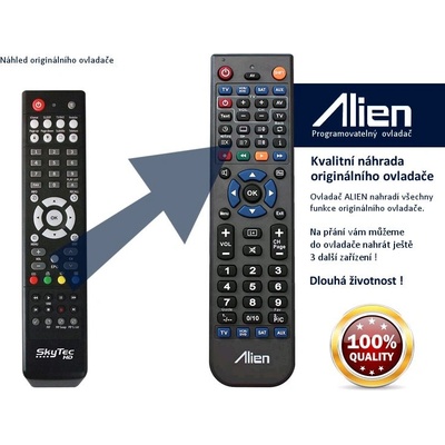 Diaľkový ovládač Alien Skytec JOBI, KLEIO, NERINE, BLACKBOX