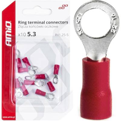 amio Elektrický konektor – očko RV 1.25-5 10 ks