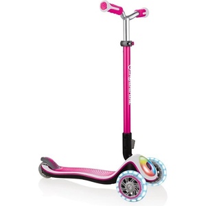 Globber Тротинетка Globber Elite Prime със светещи колела - Розова (444-810) - baby Тротинетка, скутер