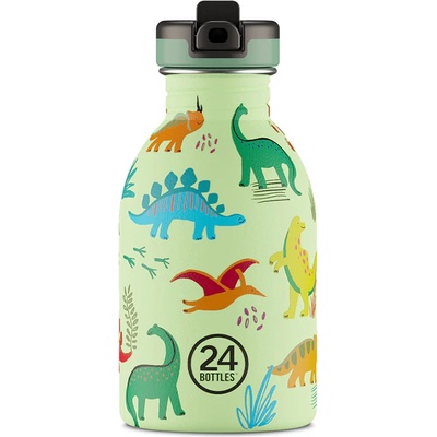 24Bottles dětská nerezová lahev Kids Bottle Jurrassic Friends 250 ml