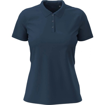 Stedman stretch polo st9740 / Дамска еластична поло тениска - тъмносиня l (st9740navl)