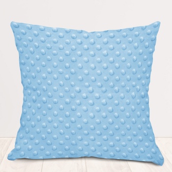 Biante Minky 3D bodky MKP-008 Nebeská modrá 35 x 45 cm