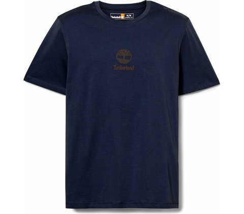Timberland Print Stack Logo Dark Sapphire