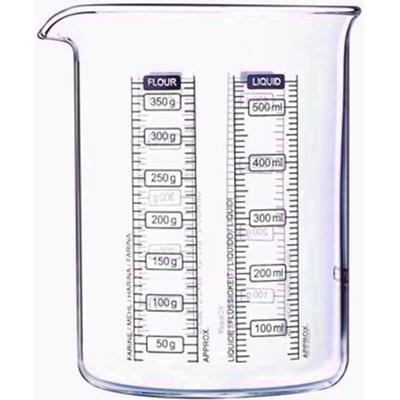PYREX Odměrka 0,5 l, 10 x v.12 cm, sklo