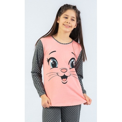 Vienetta Kids dětské pyžamo Malý miláček lososová