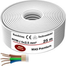 MAS-Premium 25 m NYM-J 5x2,5 mm²