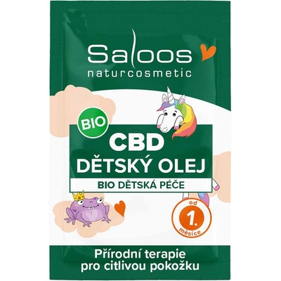 Saloos Zklidňující dětský olej s konopím BIO 1 ml