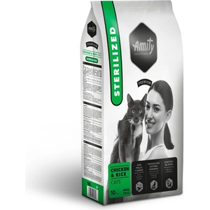 AMITY CATS Premium СТЕРИЛИЗИРАНО Пиле и Ориз 10 кг