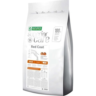 Nature's Protection Superior Care Dog Dry Red Coat Adult Poultry medium 10 kg