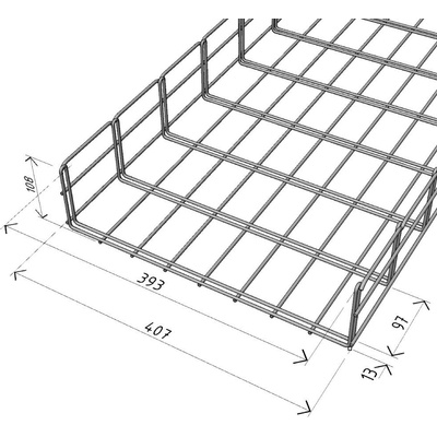 Arkys kabelový žlab 400/100 2m GZ Merkur 2