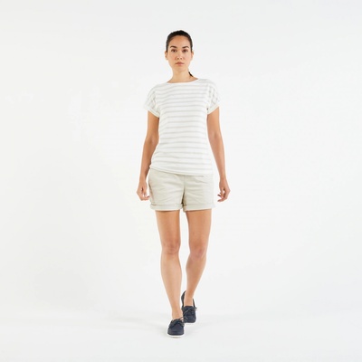 Tribord dámske šortky SAILING 100 béžové