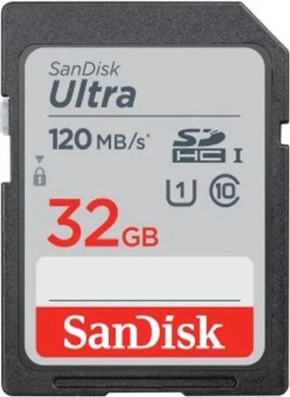 SanDisk Ultra SDHC 32GB C10/UHS-I (SDSDUN4-032G-GN6IN/186496)