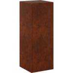 vidaXL Стойка за растения Ръждясало 30 x 30 x 80 cm Кортенова стомана (8012500)