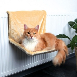 TRIXIE Котешка легло за радиатор, бежов плюш - 48x26x30см
