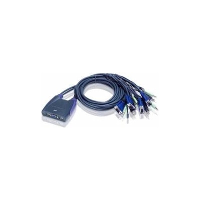 ATEN Превключвател KVM ATEN CS64US 4x 1, USB, Audio, CS64US