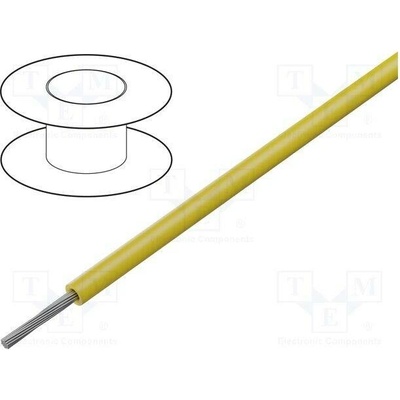 Agilink Microwires UCA-3019-Y-A Vodič lanko Cu 30AWG PFA žlutá 600V 30,5m 1x30AWG